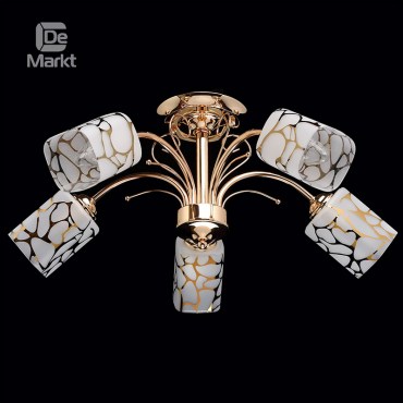 Люстра потолочная DeMarkt 638010105 Олимпия 5x60W E14